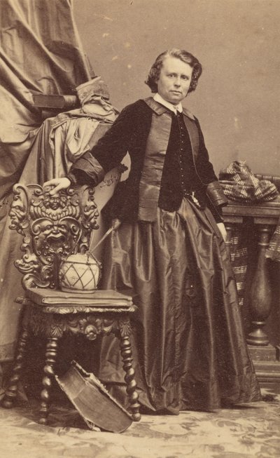 Portret Rosy Bonheur 1822-1899, początek lat 60. XIX wieku. autorstwa Andre Adolphe Eugene Disderi