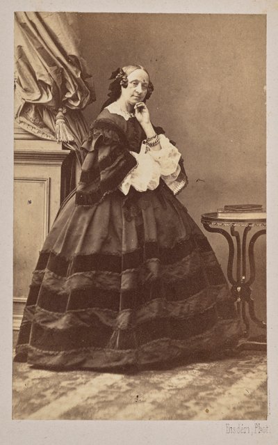 Portret baletnicy Marie Taglioni 1804-1884, 1862. autorstwa Andre Adolphe Eugene Disderi