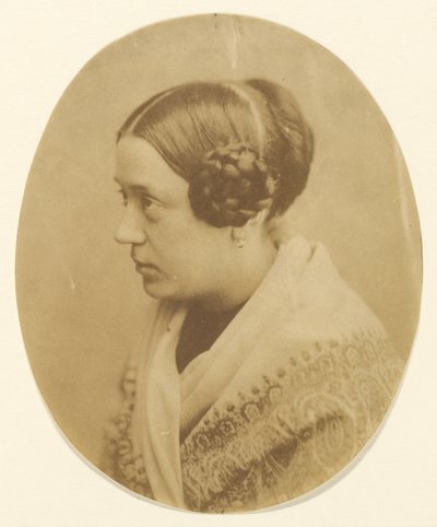 Profil kobiety [Profil de Femme (Profile of a Woman)]. autorstwa Andre Adolphe Eugene Disderi