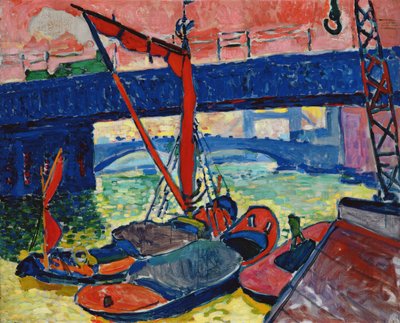 Barki na Tamizie autorstwa Andre Derain