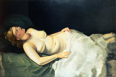 Blondynka nago śpiąca autorstwa Andre Derain