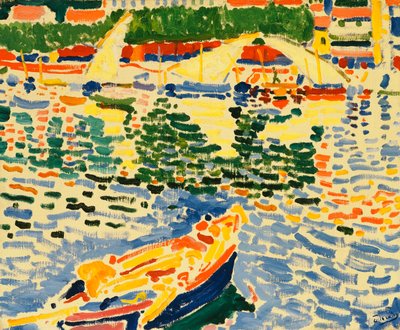 Łodzie w porcie Collioure, ok. 1905 (olej na płótnie) autorstwa Andre Derain