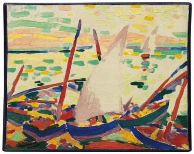 Łodzie na plaży w Collioure; Bateaux sur la plage a Collioure autorstwa Andre Derain