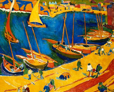 Collioure: Port rybacki; Collioure: Le Port de Peche autorstwa Andre Derain