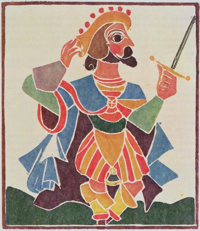 Epistemon, opiekun Pantagruela, ilustracja z limitowanej edycji "Pantagruela" autorstwa Francois Rabelais (1494-1553) autorstwa Andre Derain