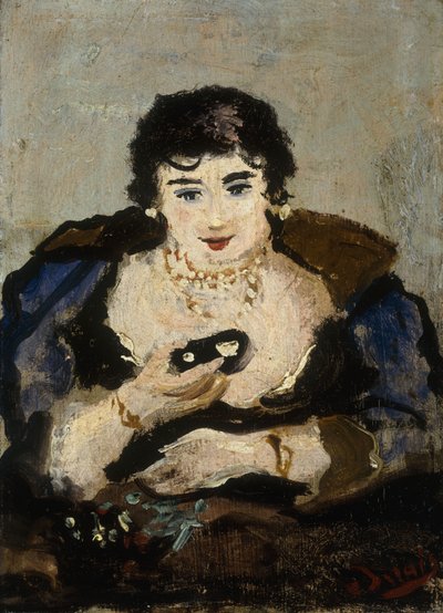 Kobieta w teatrze autorstwa Andre Derain