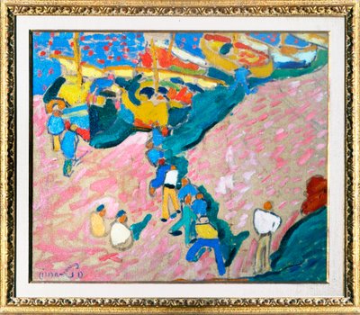 Rybacy w Collioure autorstwa André Deraina autorstwa Andre Derain