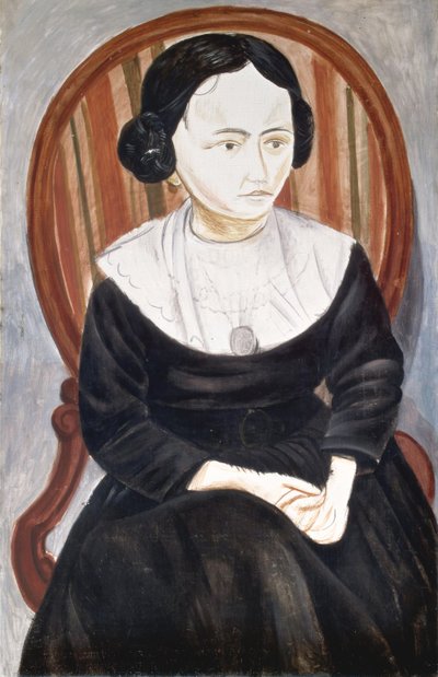 Dziewczyna w czerni, ok. 1913 (olej na płótnie) autorstwa Andre Derain