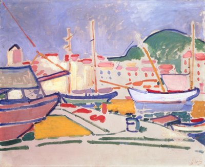 Port, ok. 1905 (olej na płótnie) autorstwa Andre Derain