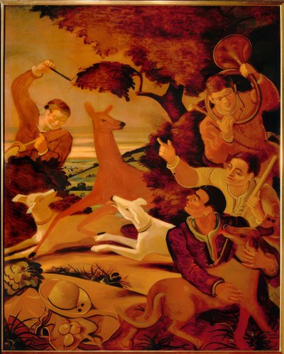 Polowanie na jelenie autorstwa Andre Derain
