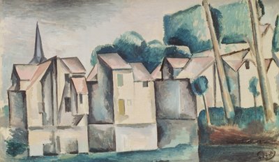 Domy nad wodą autorstwa Andre Derain