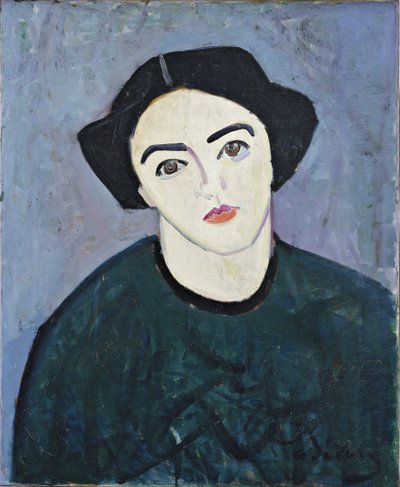 Madame Derain w zieleni autorstwa Andre Derain