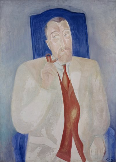 Portret Paula Poireta (1879-1944), francuskiego projektanta ubioru autorstwa Andre Derain