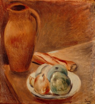 Martwa natura i dzban (olej na płótnie) autorstwa Andre Derain
