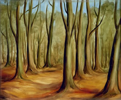 Las Fonteinbleau autorstwa Andre Derain