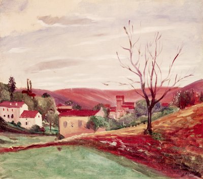 Zimowy krajobraz autorstwa Andre Derain