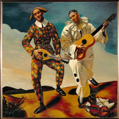 Dwóch klaunów autorstwa Andre Derain