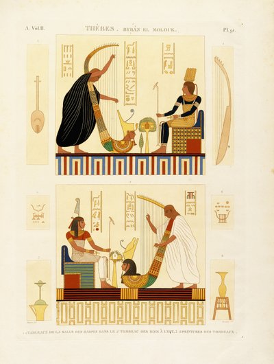 Tahabs, Biban el Molouk, ok. 1809-1812 autorstwa Andre Dutertre