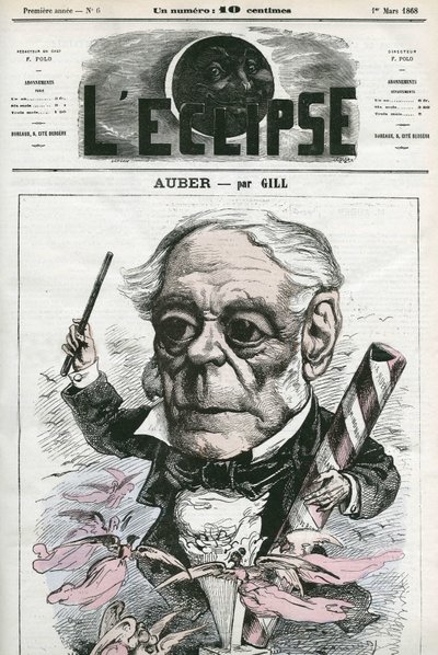 Auber Daniel-Francois-Esprit (1782-1871), muzyk francuski. Okładka w „” L