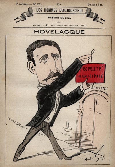 Karykatura Abla Hovelacque