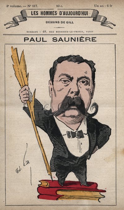 Karykatura Paula Sauniere