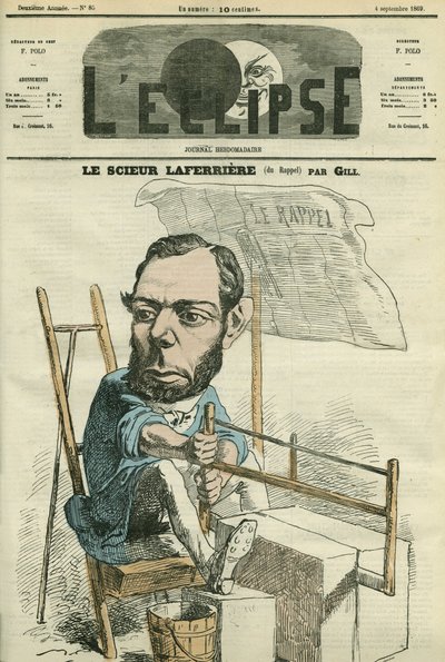Edouard Lafferiere (1841-1901), francuski sędzia i polityk. Okładka w „”L