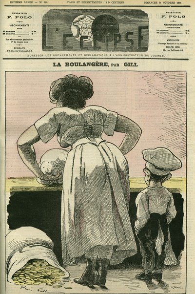Ilustracja piekarni. Okładka w „” L