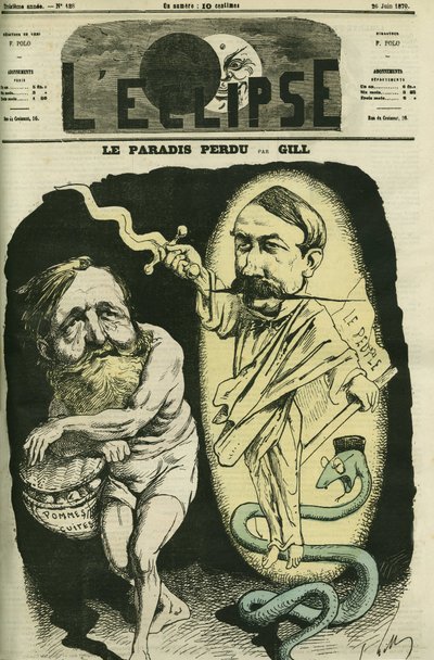 Le Paradis Perdu, Clement Duvernois/Adam (1836-1879) raj łowiecki autorstwa Vitu/L