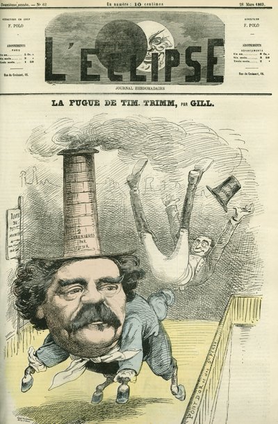 Leo Lespes dit Timothy Trim (1815-1875), francuski dziennikarz. Okładka w „” L