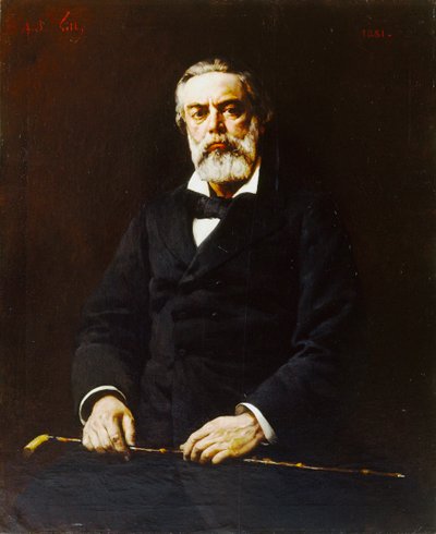 Portret Julesa Vallèsa 1832-1885, 1881. autorstwa Andre Gill