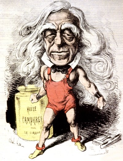 Raspail, ok. 1872 r. (ilustracja) autorstwa Andre Gill