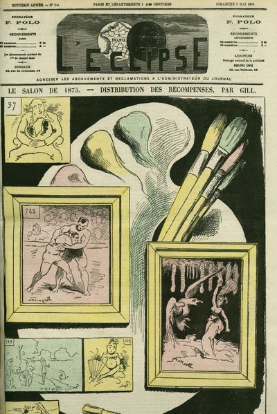 Salon de 1875. Okładka w „” L