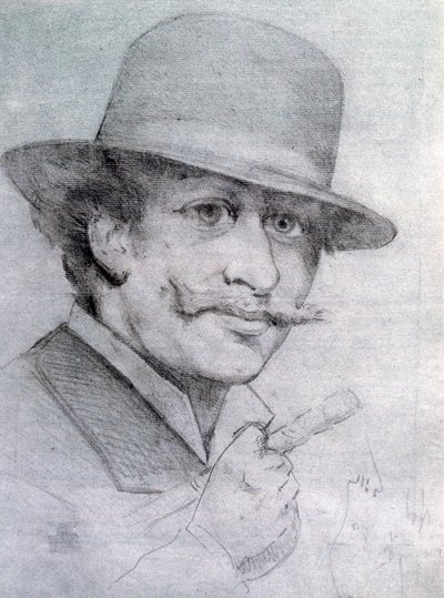 Autoportret autorstwa André Gilla, 1883, 1927 autorstwa Andre Gill