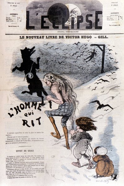 Człowiek, który się śmieje Victor Hugo – Gill, w „”L