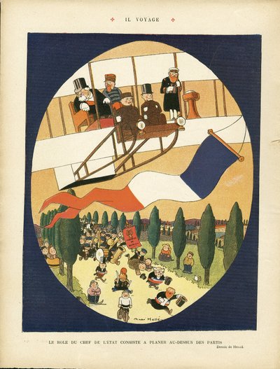 Ilustracja przedstawiająca Andre Helle (1875-1945) w Le Rire autorstwa Andre Helle