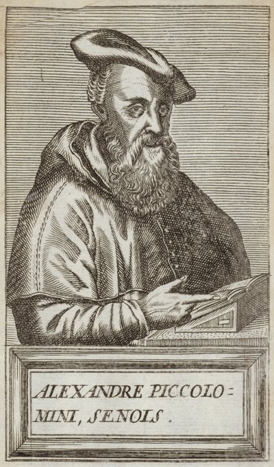 Alessandro Piccolomini autorstwa Andre Thevet