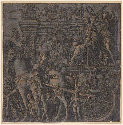 Triumf Juliusza Cezara: Triumf Cezara, 1593-99. autorstwa Andrea Andreani