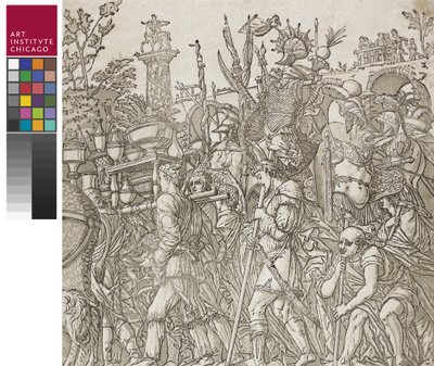 Triumf Cezara, 1599 autorstwa Andrea Andreani