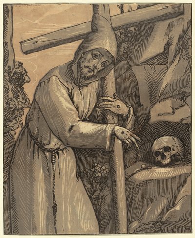 Święty Franciszek z Asyżu autorstwa Andrea Andreani, after Alessandro Casolani