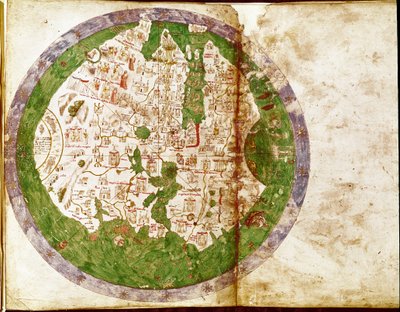 Mapa świata autorstwa kartografa żeglarza Andrei Bianco (XV w.) autorstwa Andrea Bianco