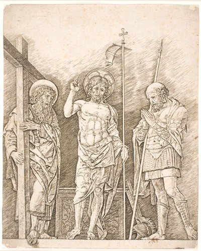 Zmartwychwstały Chrystus autorstwa Andrea Mantegna