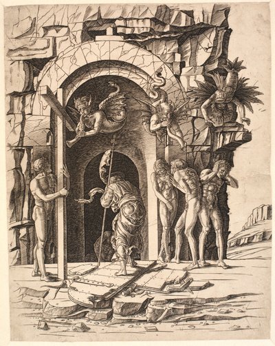 Chrystus w królestwie umarłych autorstwa Andrea Mantegna