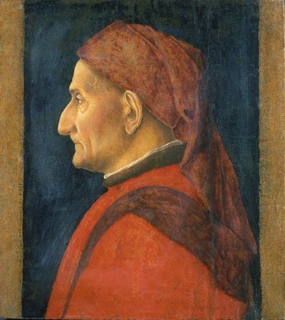 Portret mężczyzny, 1450 autorstwa Andrea Mantegna