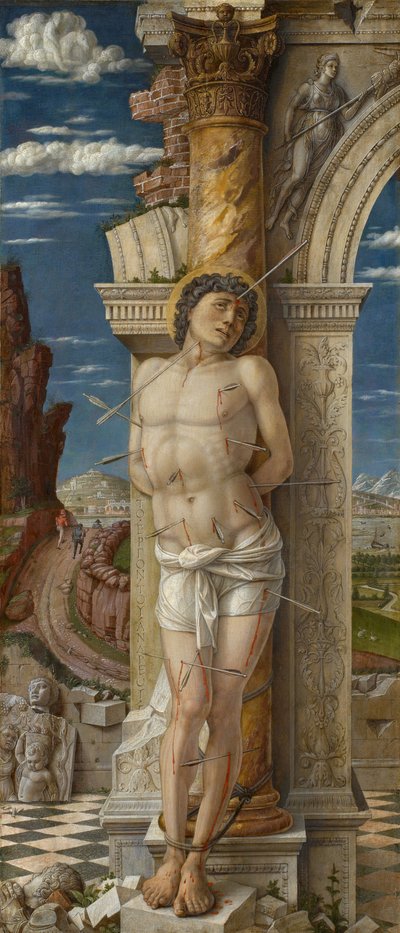 Św. Sebastian, ok. 1459 autorstwa Andrea Mantegna