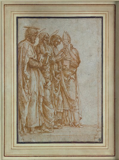 Święci Piotr, Paweł, Jan Ewangelista i Zenon autorstwa Andrea Mantegna