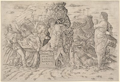 Złożenie do grobu autorstwa Andrea Mantegna