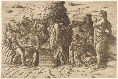 Złożenie do grobu autorstwa Andrea Mantegna