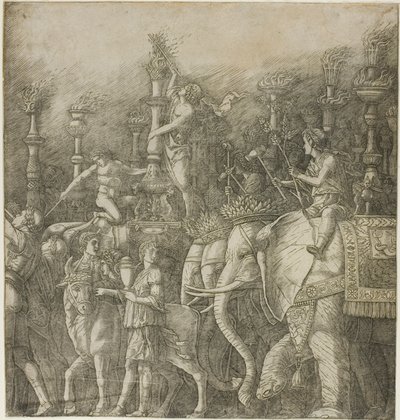 Triumf Juliusza Cezara autorstwa Andrea Mantegna