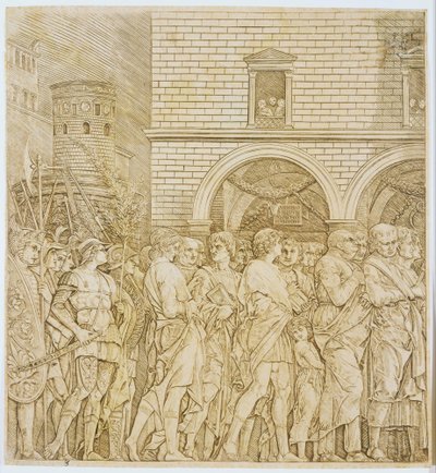 Triumf senatorów autorstwa Andrea Mantegna