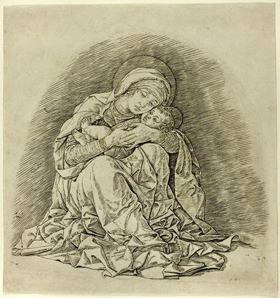 Dziewica z Dzieciątkiem autorstwa Andrea Mantegna